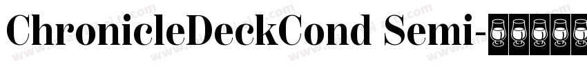 ChronicleDeckCond Semi字体转换